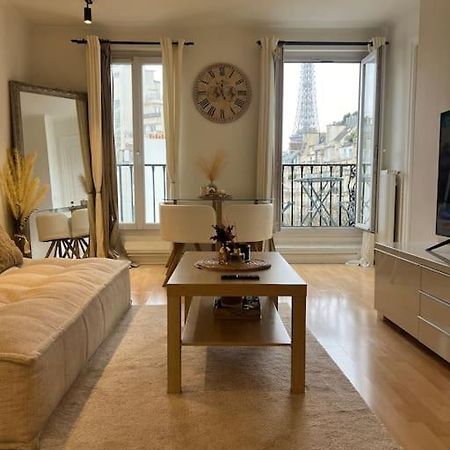 Appartement Paris Vue Tour Eiffel Trocadero Esterno foto