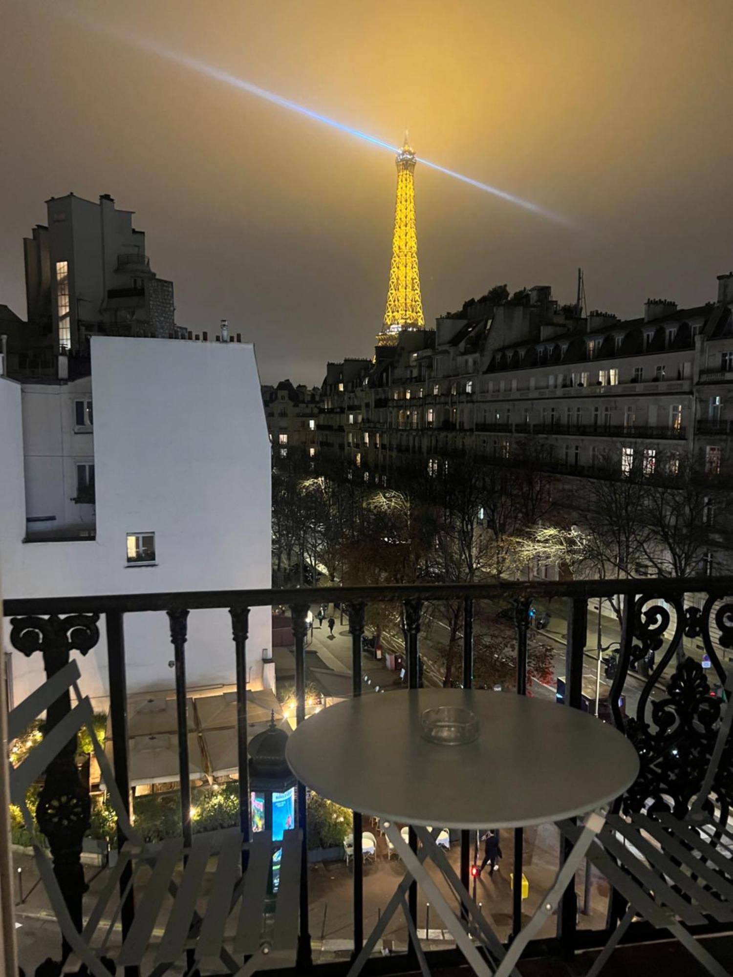 Appartement Paris Vue Tour Eiffel Trocadero Esterno foto