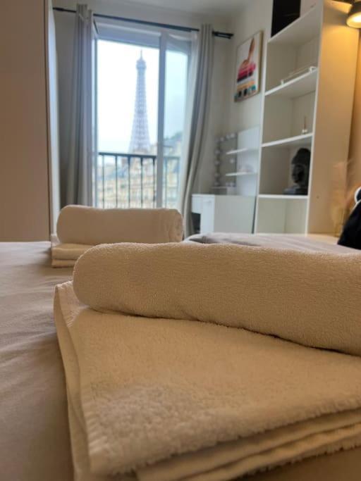 Appartement Paris Vue Tour Eiffel Trocadero Esterno foto