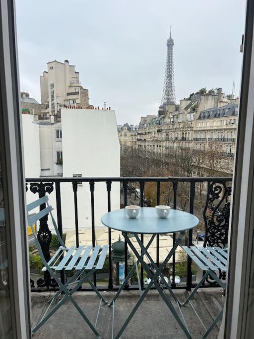 Appartement Paris Vue Tour Eiffel Trocadero Esterno foto
