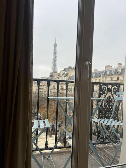 Appartement Paris Vue Tour Eiffel Trocadero Esterno foto