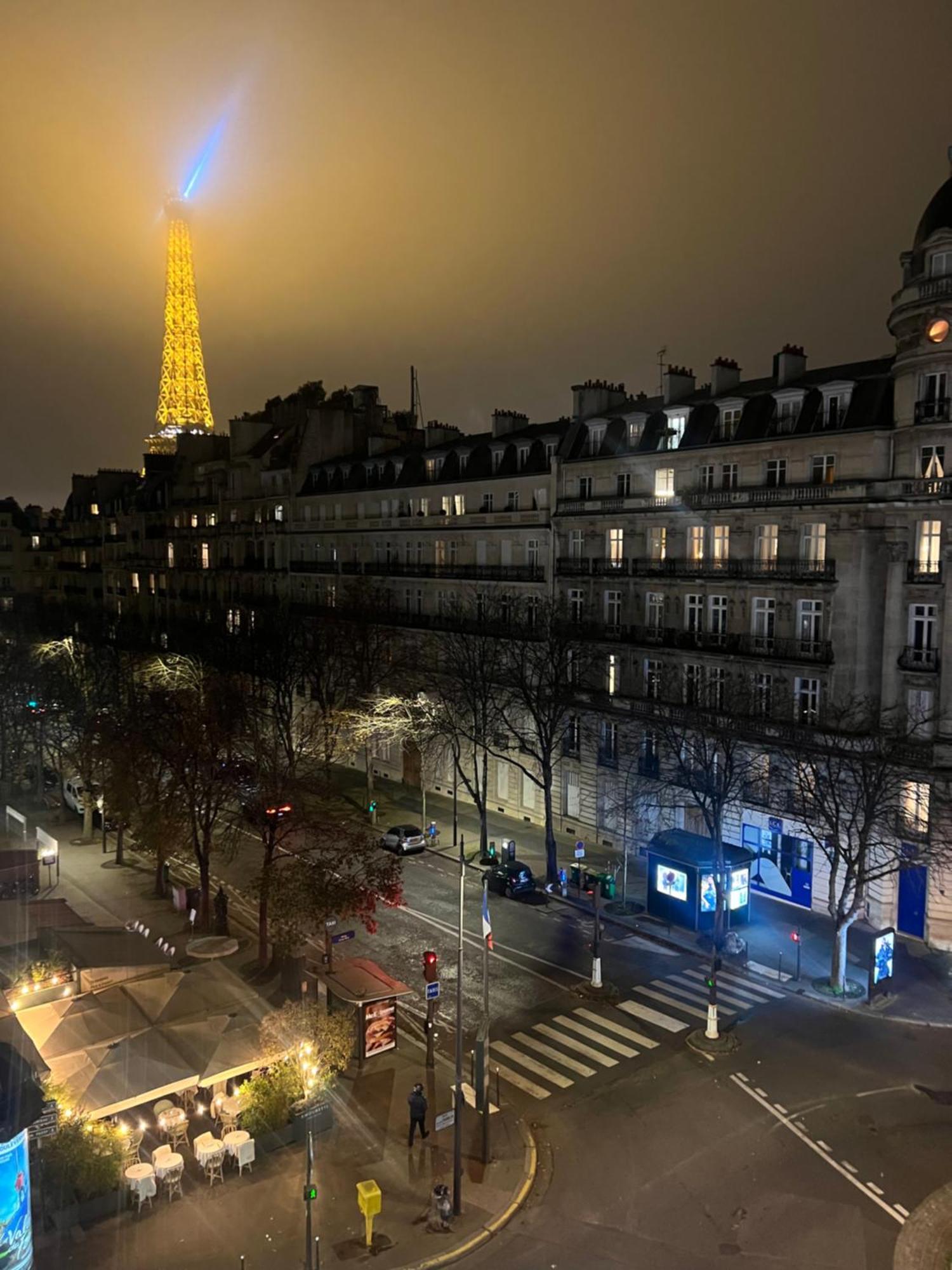 Appartement Paris Vue Tour Eiffel Trocadero Esterno foto